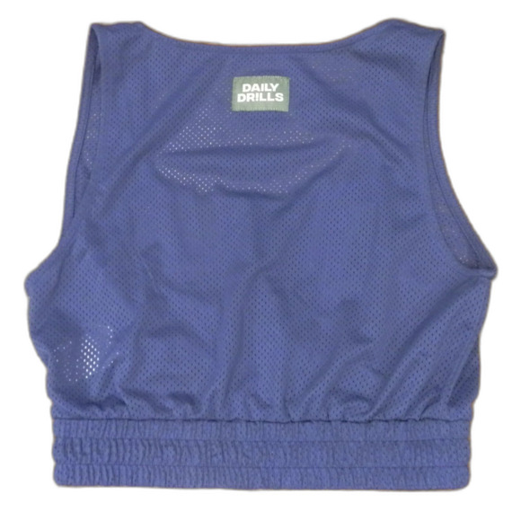 Daily Drills Blue Polyester Top Women's Size XS - Picture 2 of 2